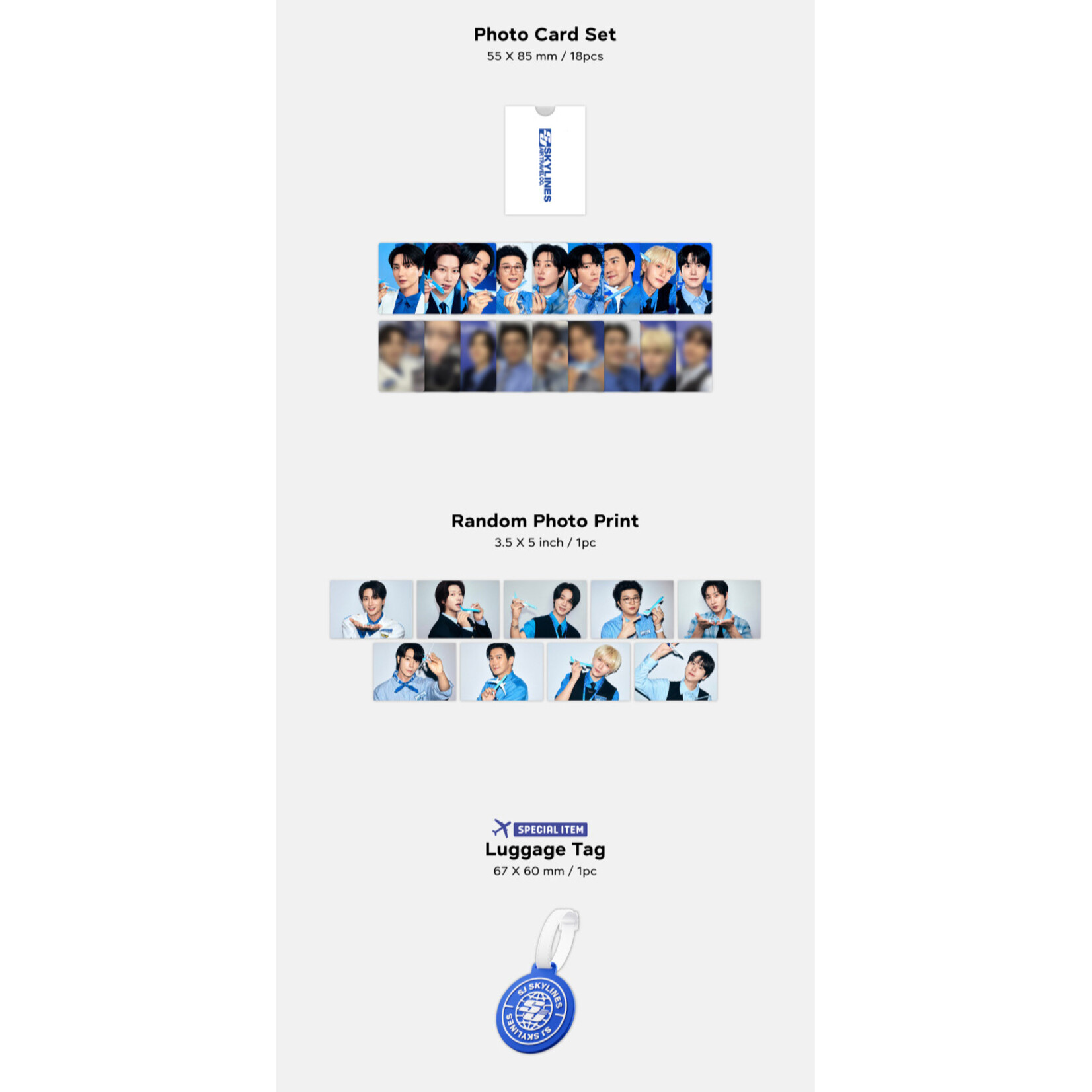 SUPER JUNIOR SUPER JUNIOR - [2027 SEASON'S GREETINGS] + Photocard  SET A & B + Random Removable Sticker