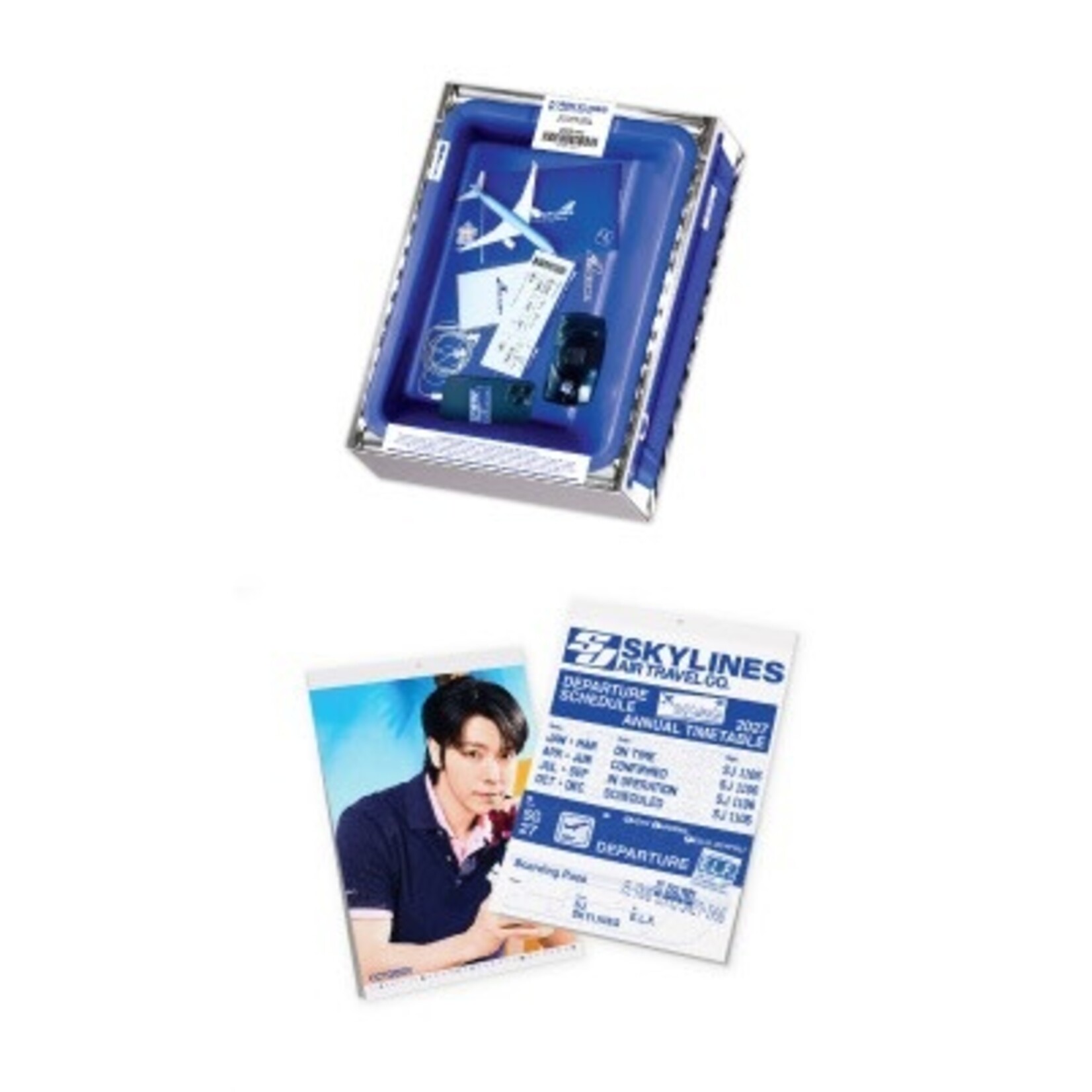 SUPER JUNIOR SUPER JUNIOR - [2027 SEASON'S GREETINGS + Wall Calendar SET] + Photocard  SET A & B + Random Removable Sticker + Random Photocard (SM)