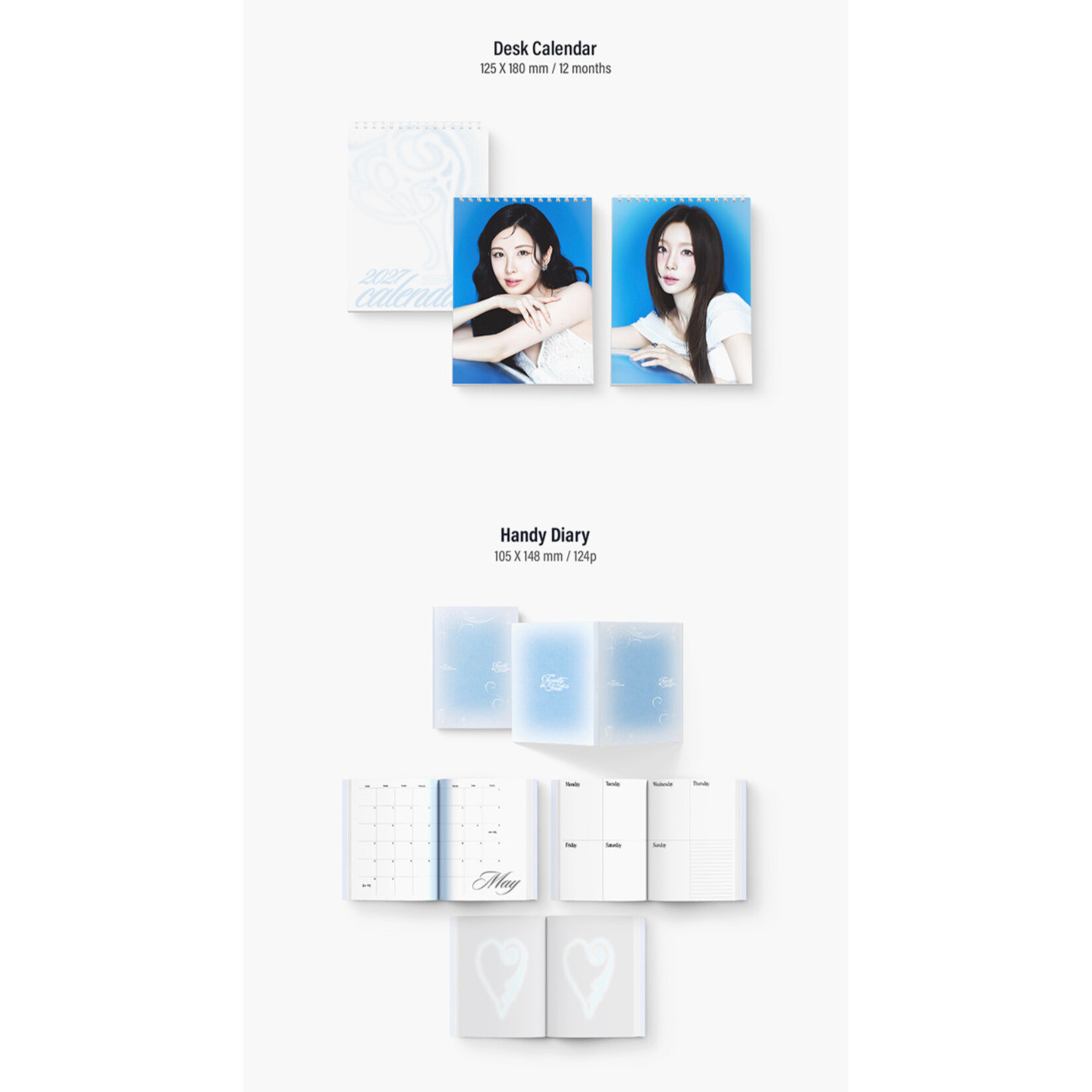 Girl's Generation Girls' Generation - [2027 SEASON'S GREETINGS] + Photocard  SET A & B + Random Removable Sticker