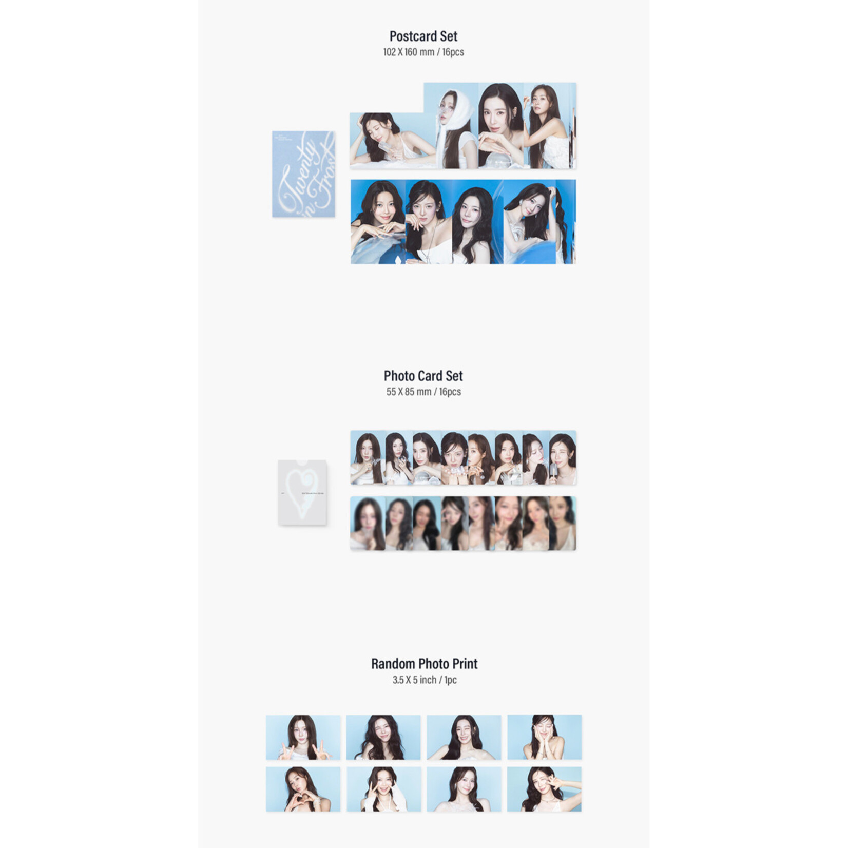 Girl's Generation Girls' Generation - [2027 SEASON'S GREETINGS] + Photocard  SET A & B + Random Removable Sticker