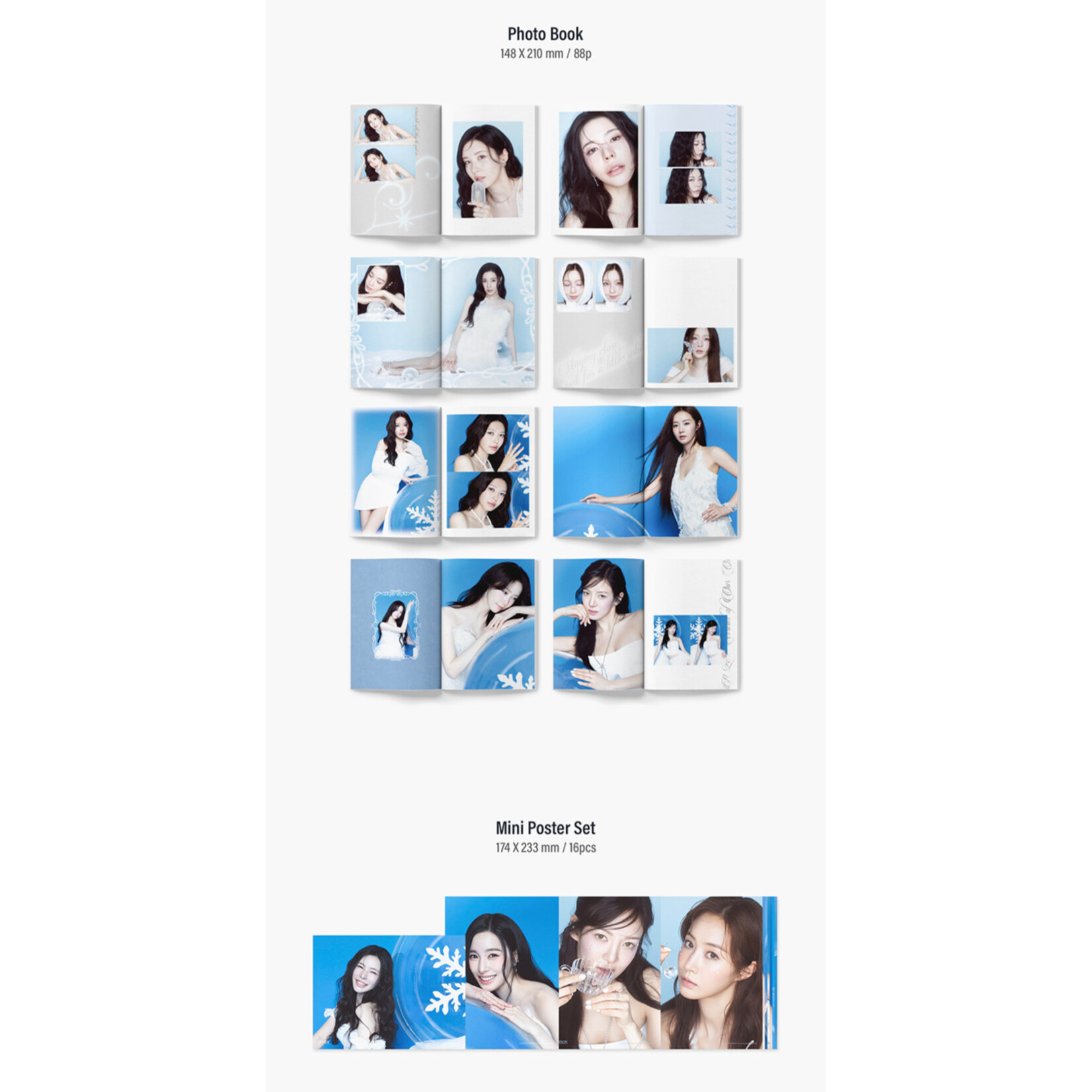 Girl's Generation Girls' Generation - [2027 SEASON'S GREETINGS + Wall Calendar SET] + Photocard  SET A & B + Random Removable Sticker + Random Photocard (SM)
