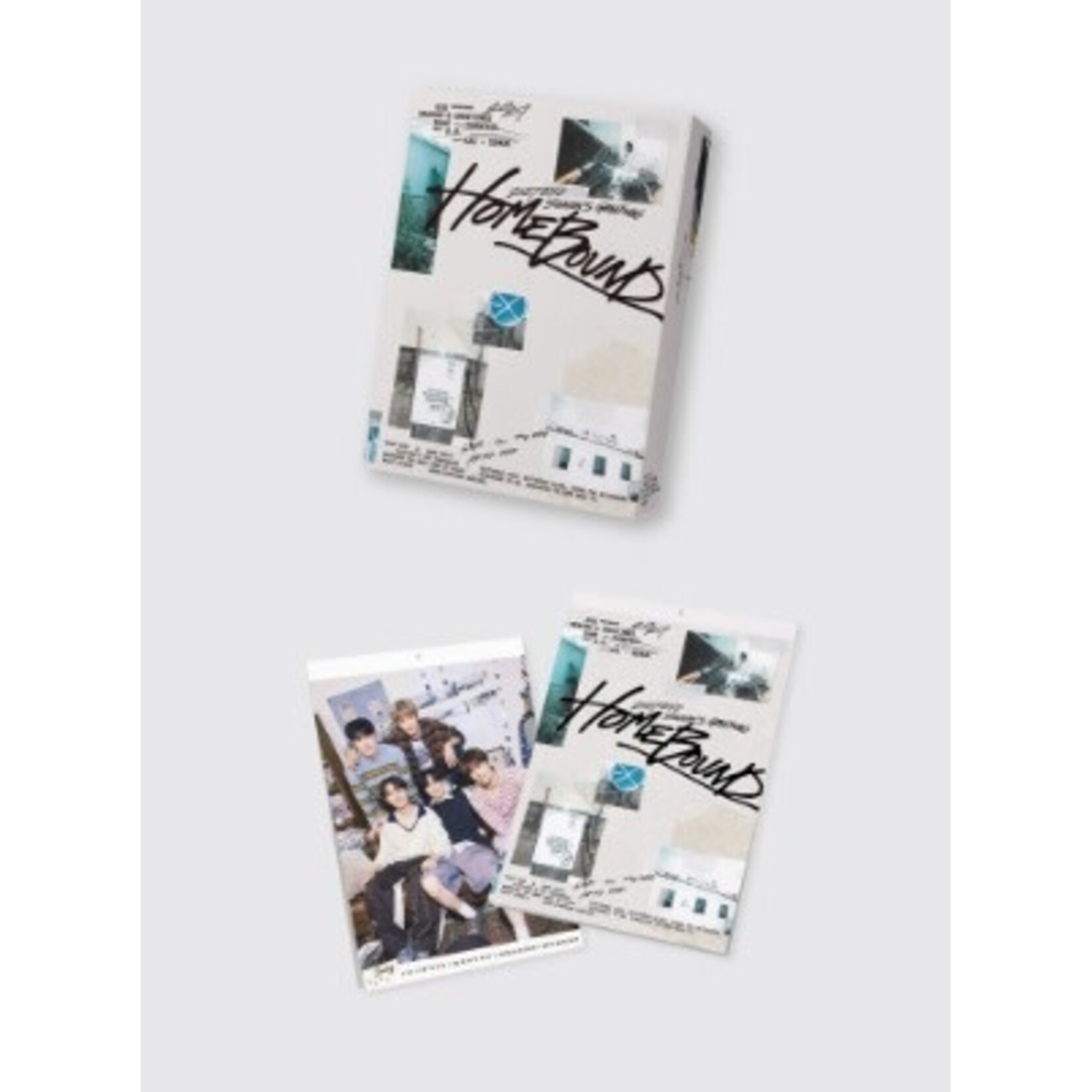 EXO EXO - [2027 SEASON'S GREETINGS + Wall Calendar SET] + Photocard  SET A & B + Random Removable Sticker + Random Photocard (SM)