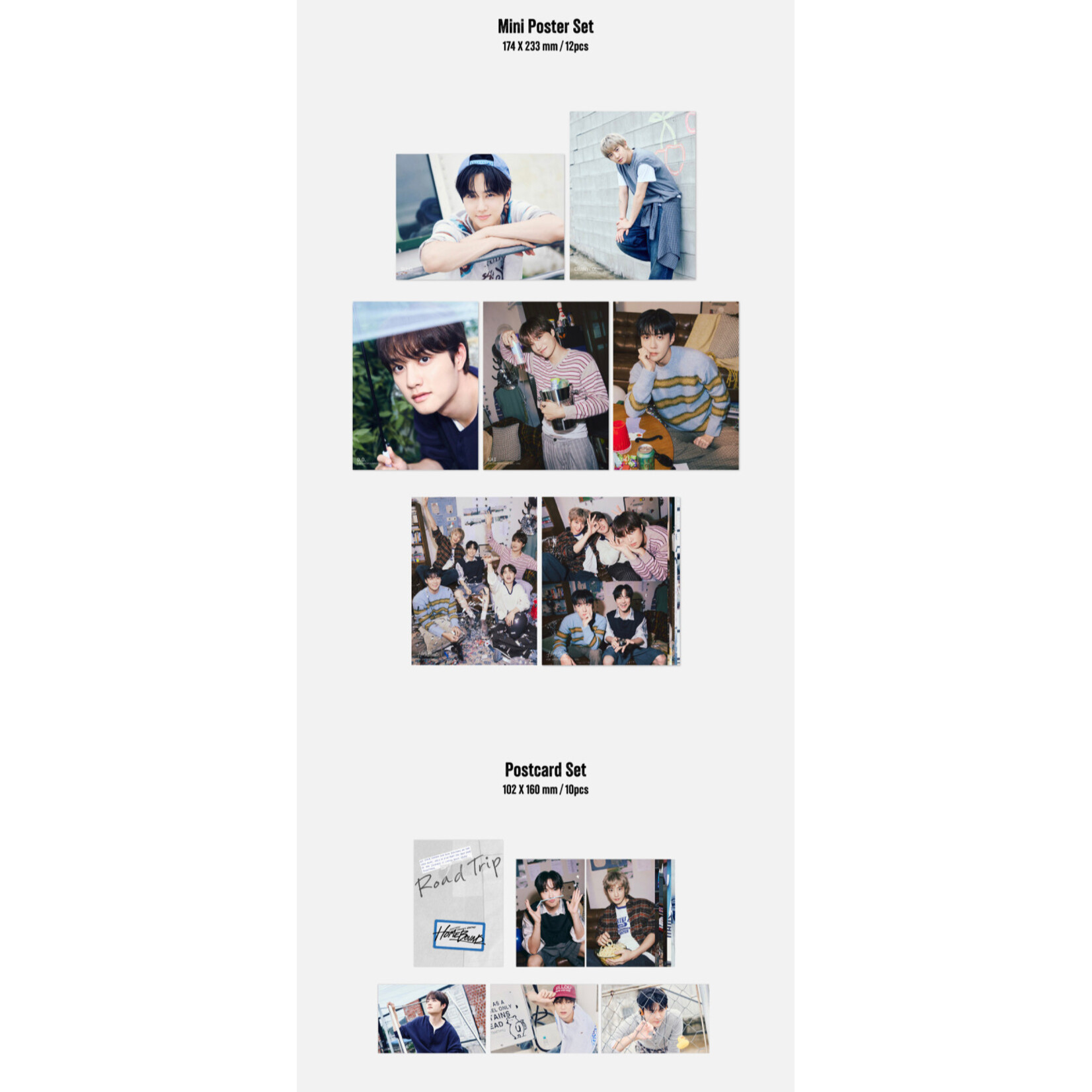 EXO EXO - [2027 SEASON'S GREETINGS + Wall Calendar SET] + Photocard  SET A & B + Random Removable Sticker + Random Photocard (SM)