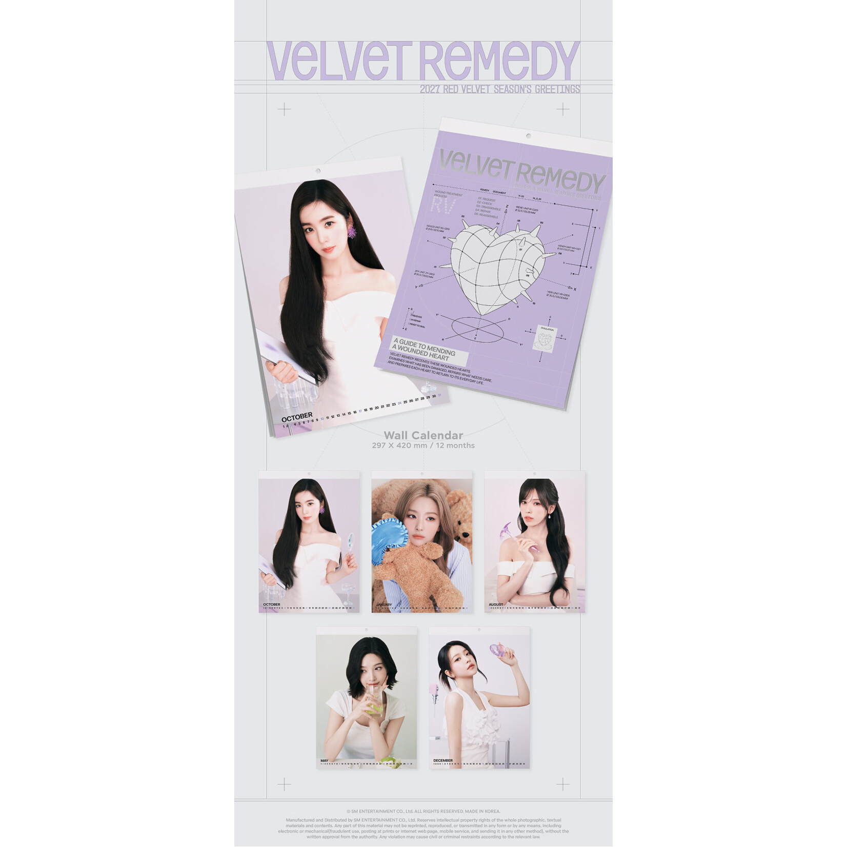 Red Velvet Red Velvet - [2027 SEASON'S GREETINGS] (Wall Calendar)