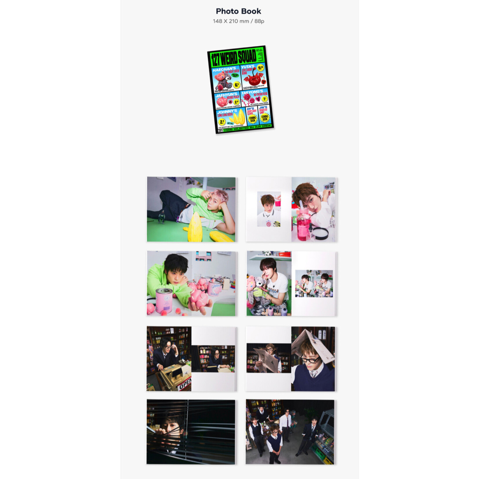 NCT NCT 127 - [2027 SEASON'S GREETINGS] + Photocard SET A & B + Random Removable Sticker