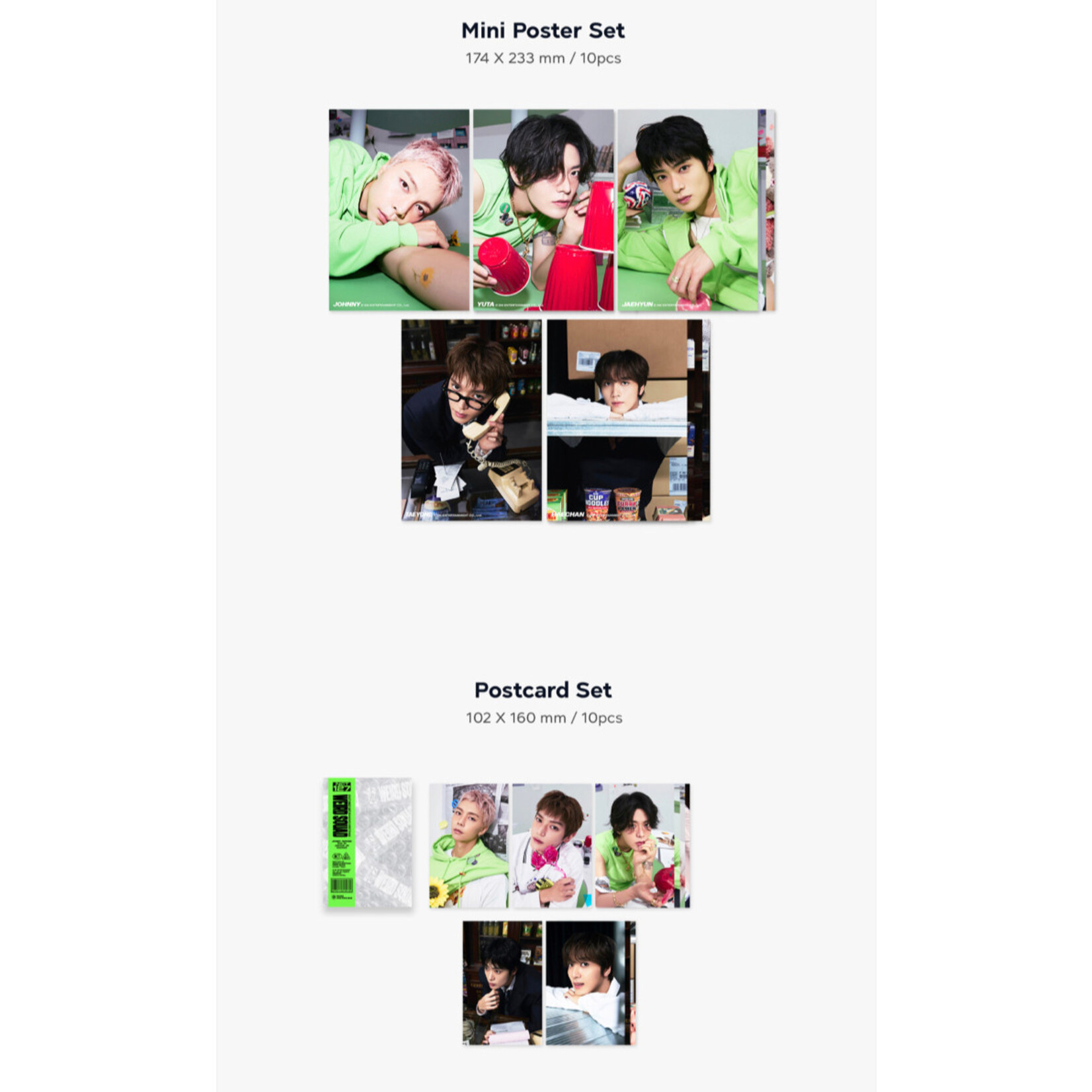 NCT NCT 127 - [2027 SEASON'S GREETINGS] + Photocard SET A & B + Random Removable Sticker