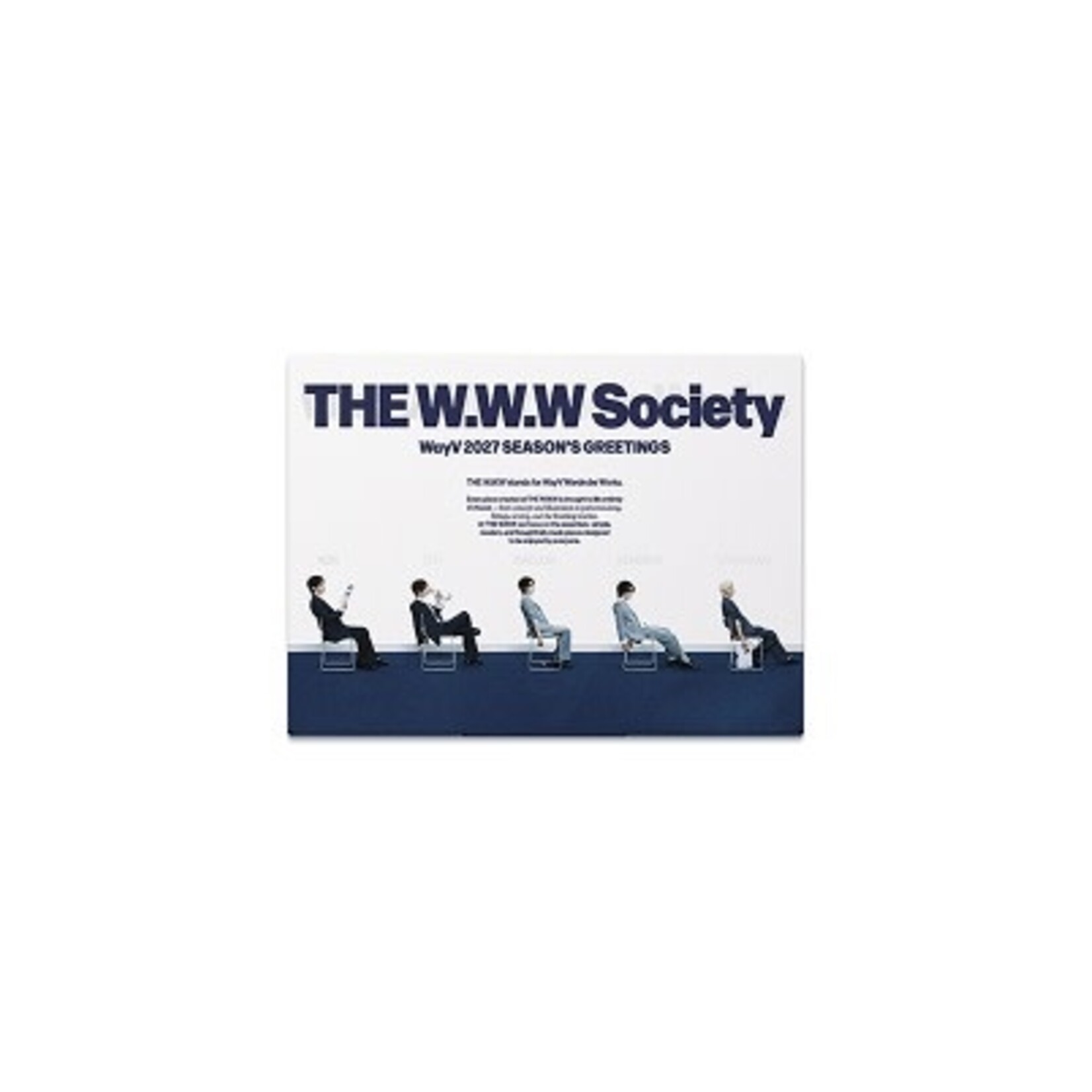 NCT WayV - [2027 SEASON'S GREETINGS] + Photocard SET A & B + Random Removable Sticker