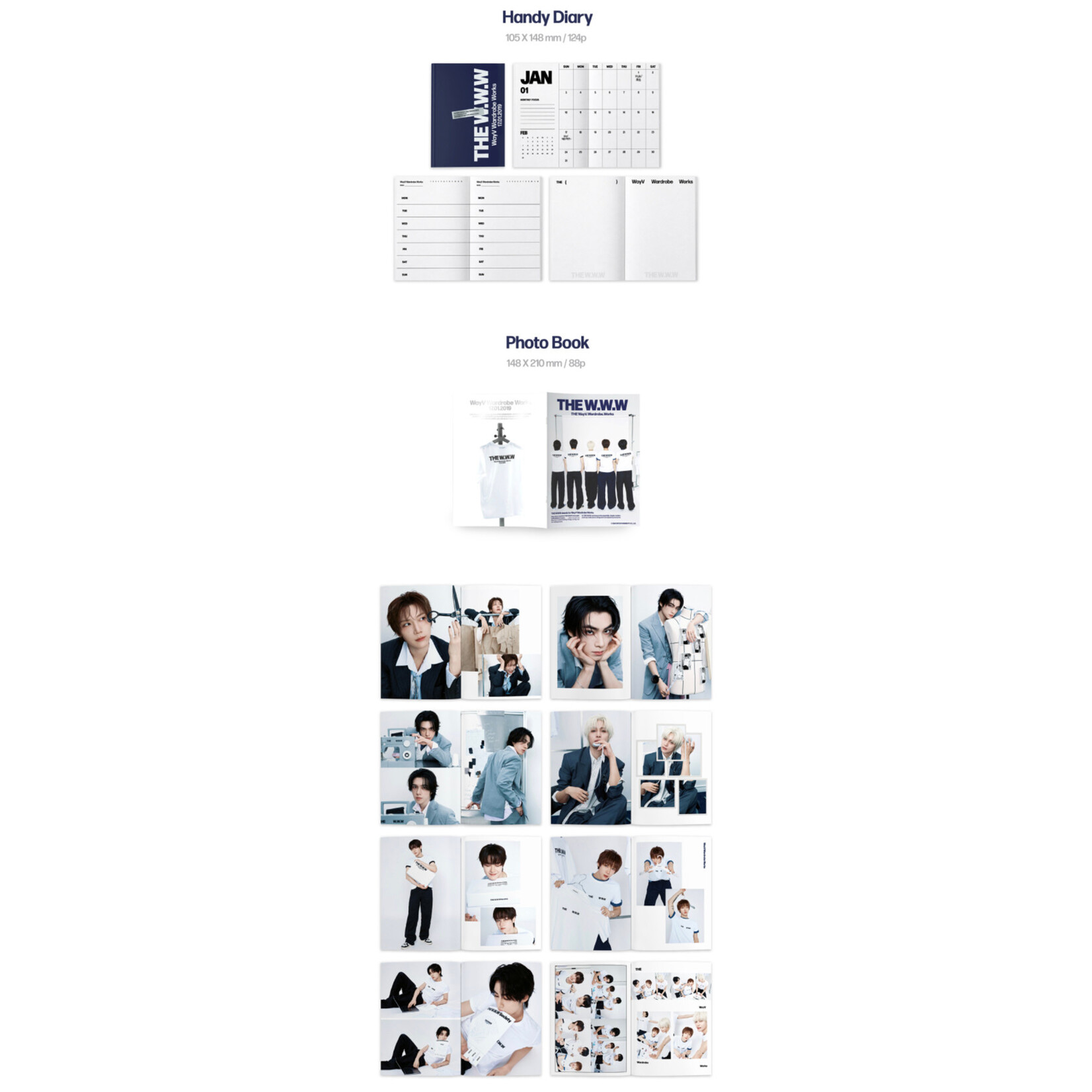 NCT WayV - [2027 SEASON'S GREETINGS] + Photocard SET A & B + Random Removable Sticker