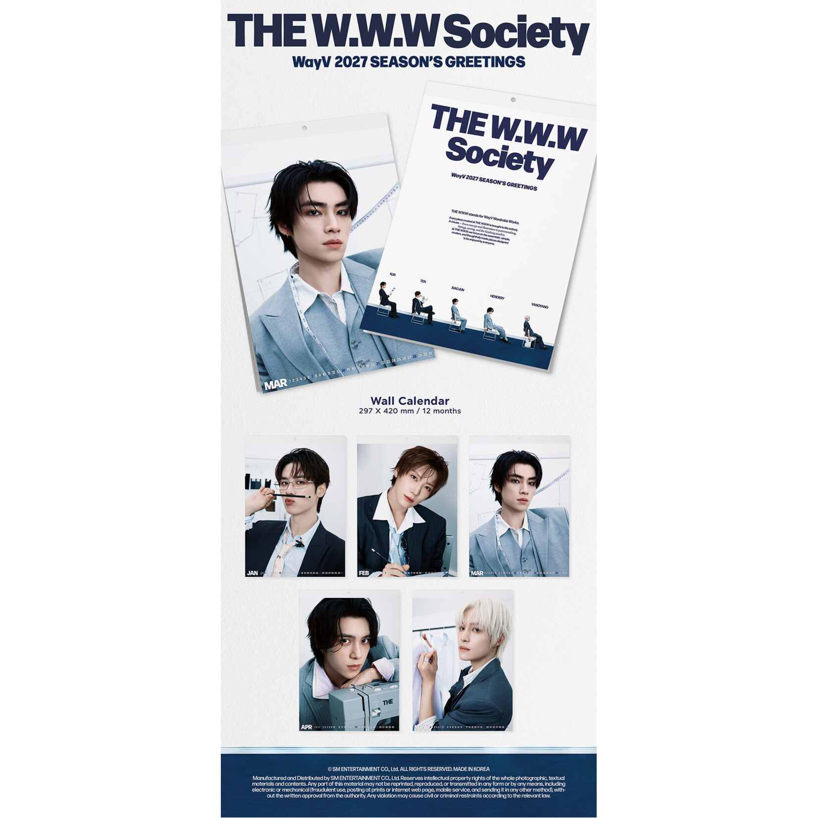 NCT WayV - [2027 SEASON'S GREETINGS] (Wall Calendar)