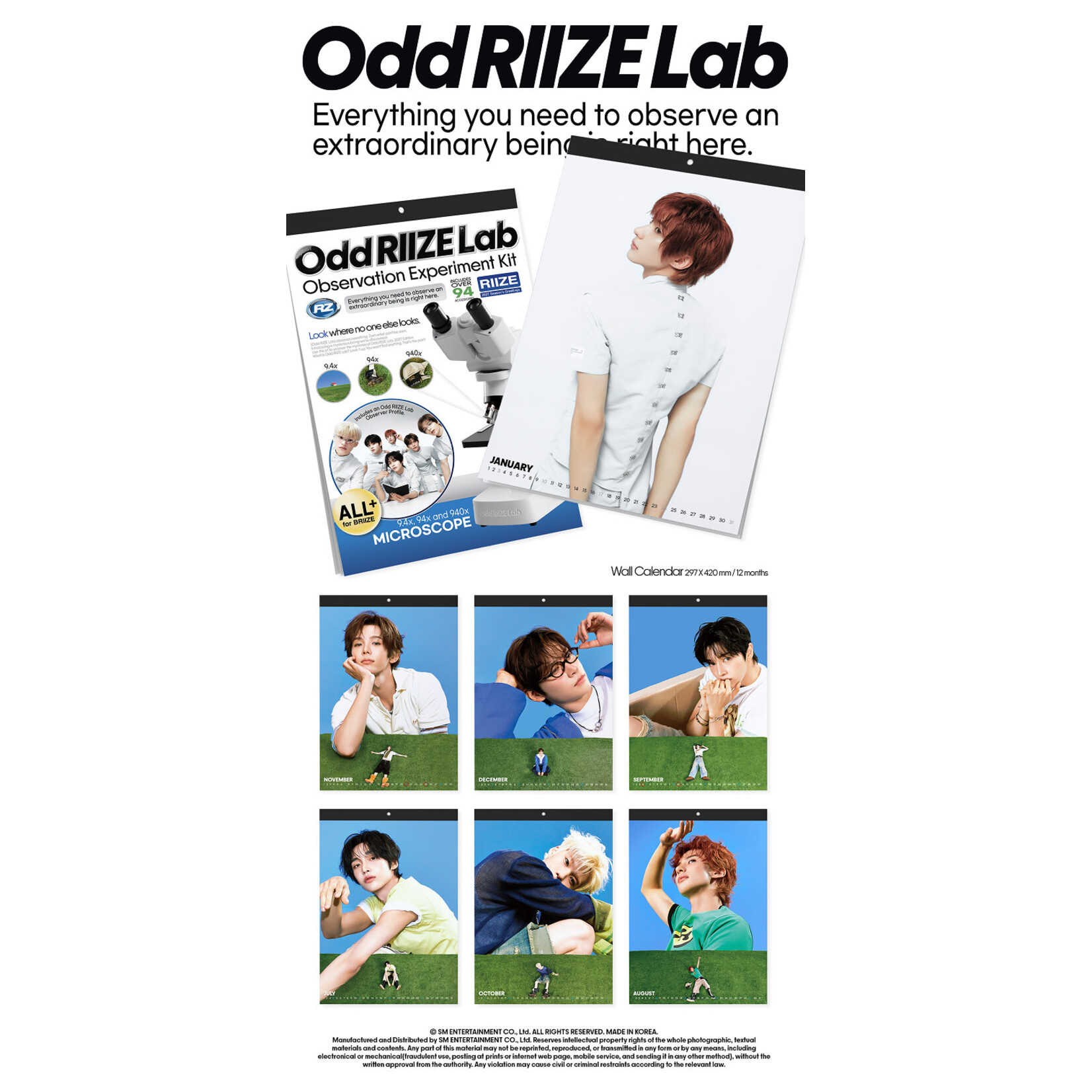 Riize RIIZE - [2027 SEASON'S GREETINGS] (Wall Calendar)