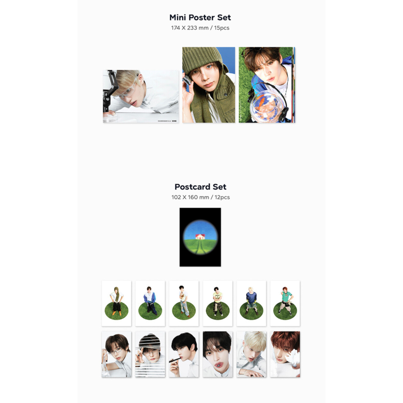 Riize RIIZE - [2027 SEASON'S GREETINGS + Wall Calendar SET] + Photocard SET A & B + Random Removable Sticker + Random Photocard (SM)