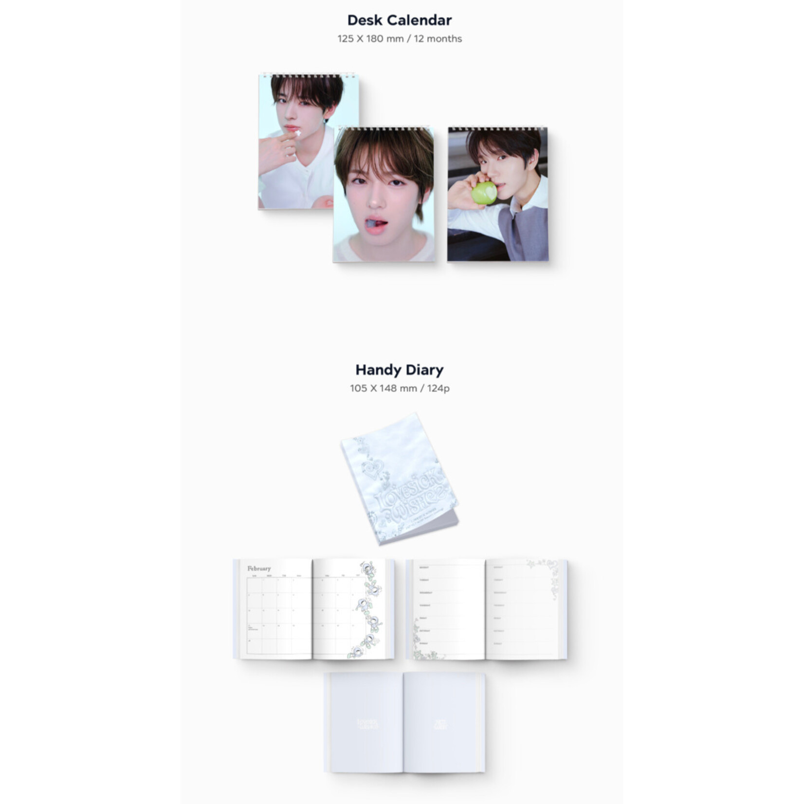NCT NCT WISH - [2027 SEASON'S GREETINGS + Wall Calendar SET] + Photocard SET A & B + Random Removable Sticker + Random Photocard (SM)