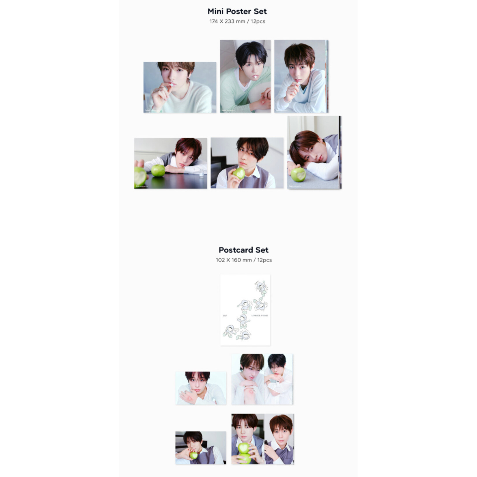 NCT NCT WISH - [2027 SEASON'S GREETINGS + Wall Calendar SET] + Photocard SET A & B + Random Removable Sticker + Random Photocard (SM)