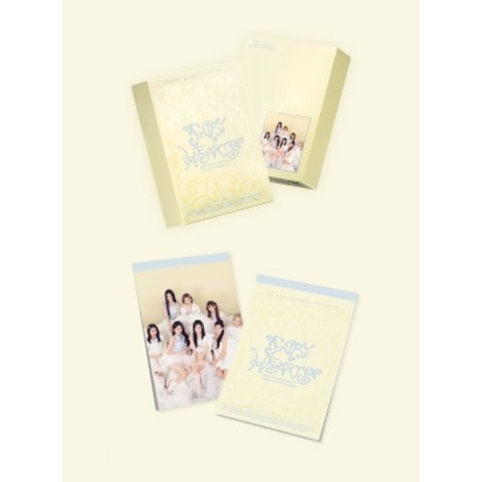 Hearts2Hearts Hearts2Hearts - [2027 SEASON'S GREETINGS + Wall Calendar SET] + Photocard  SET A & B + Random Removable Sticker + Random Photocard (SM)