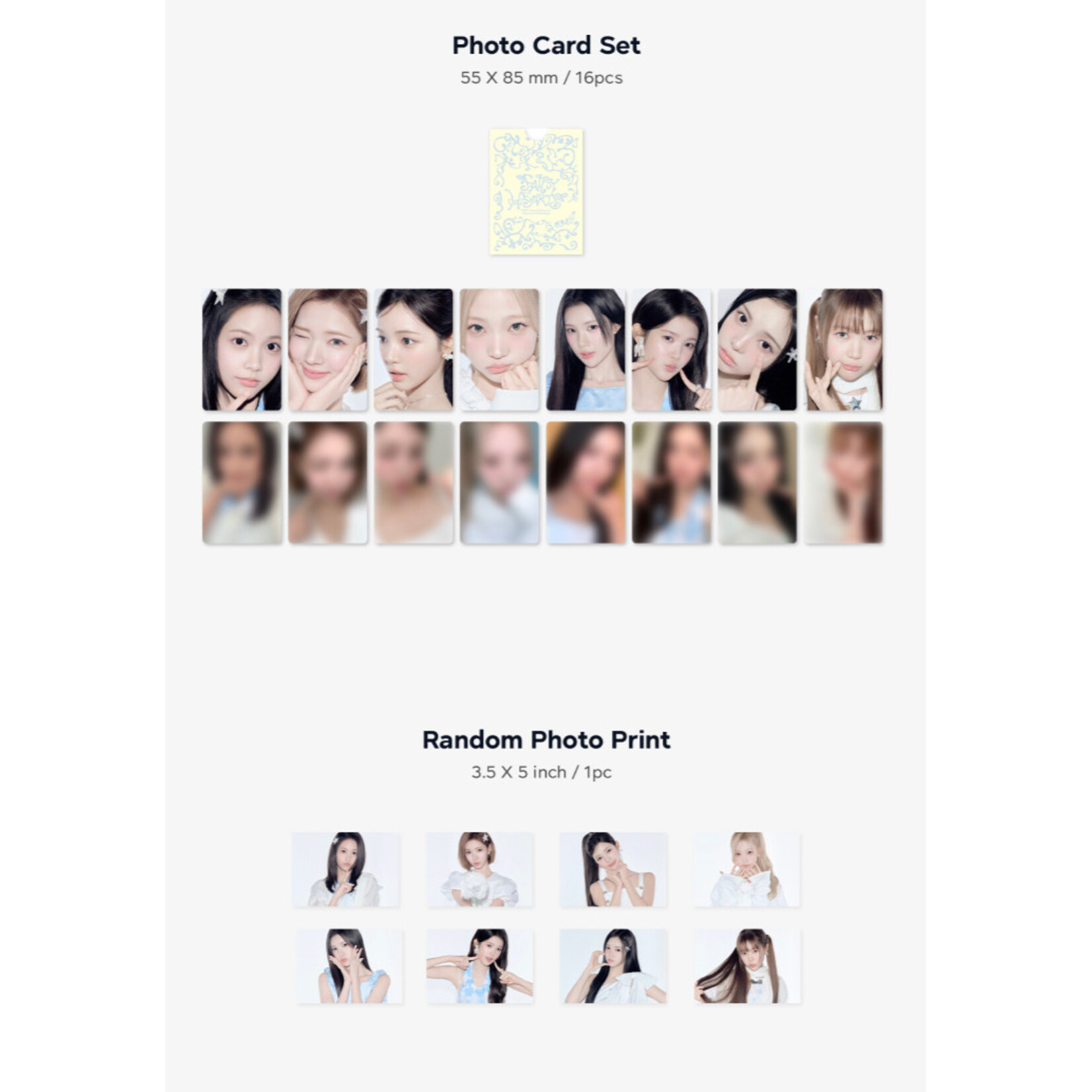 Hearts2Hearts Hearts2Hearts - [2027 SEASON'S GREETINGS + Wall Calendar SET] + Photocard  SET A & B + Random Removable Sticker + Random Photocard (SM)