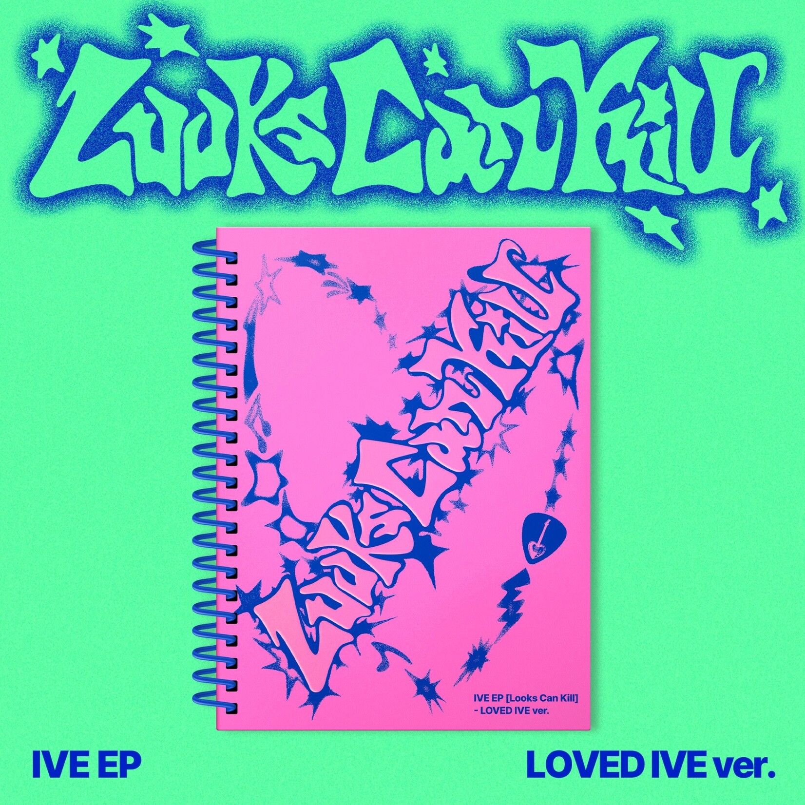 Ive IVE - EP [Looks Can Kill] (Photobook ver.) + Random Photocard (MAKESTAR)