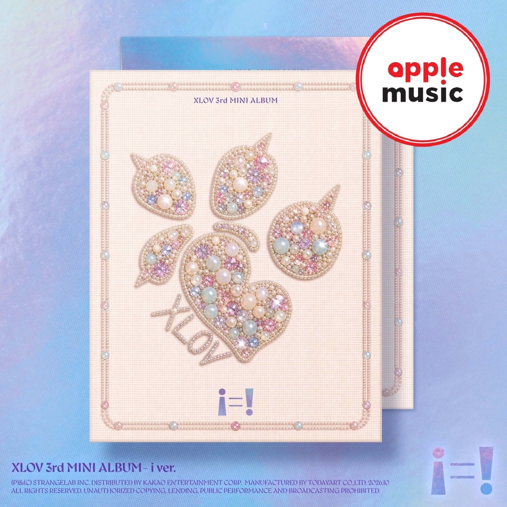 XLOV XLOV - The 3rd EP [i=!] (i ver.) + Random Photocard (APPLE MUSIC)