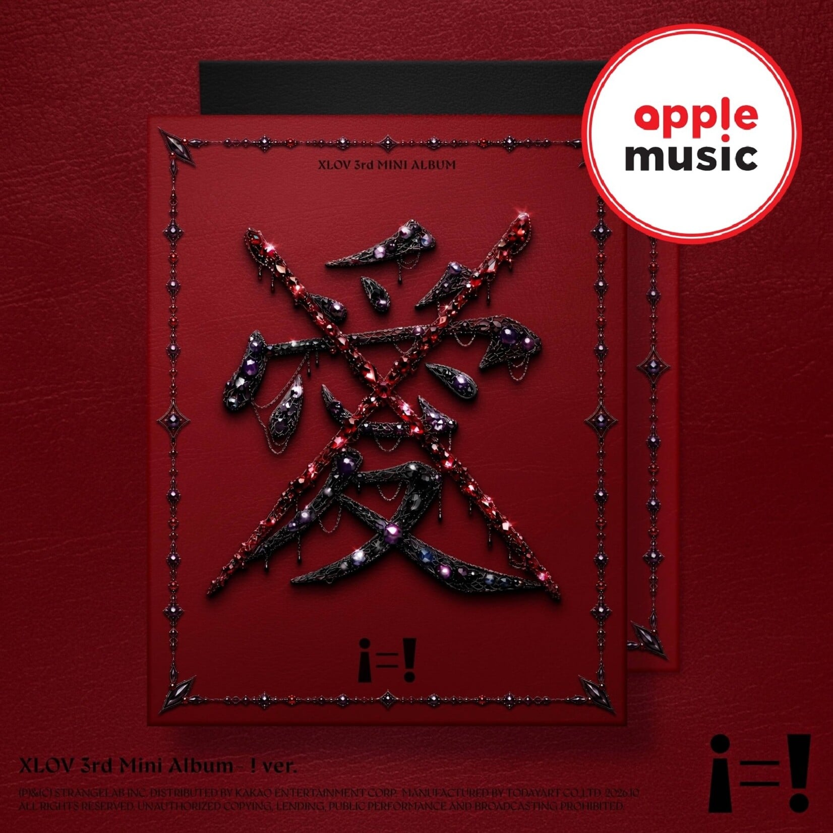 XLOV XLOV - The 3rd EP [i=!] (! ver.) + Random Photocard (APPLE MUSIC)
