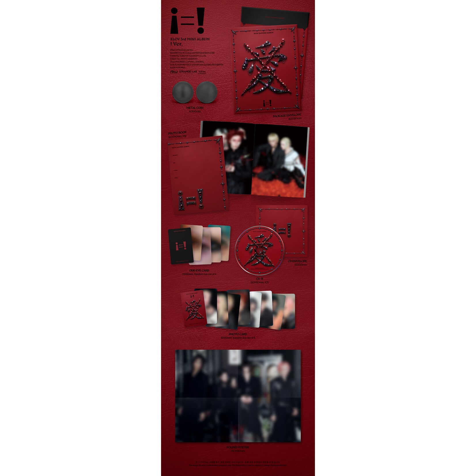 XLOV XLOV - The 3rd EP [i=!] (! ver.) + Random Photocard (APPLE MUSIC)