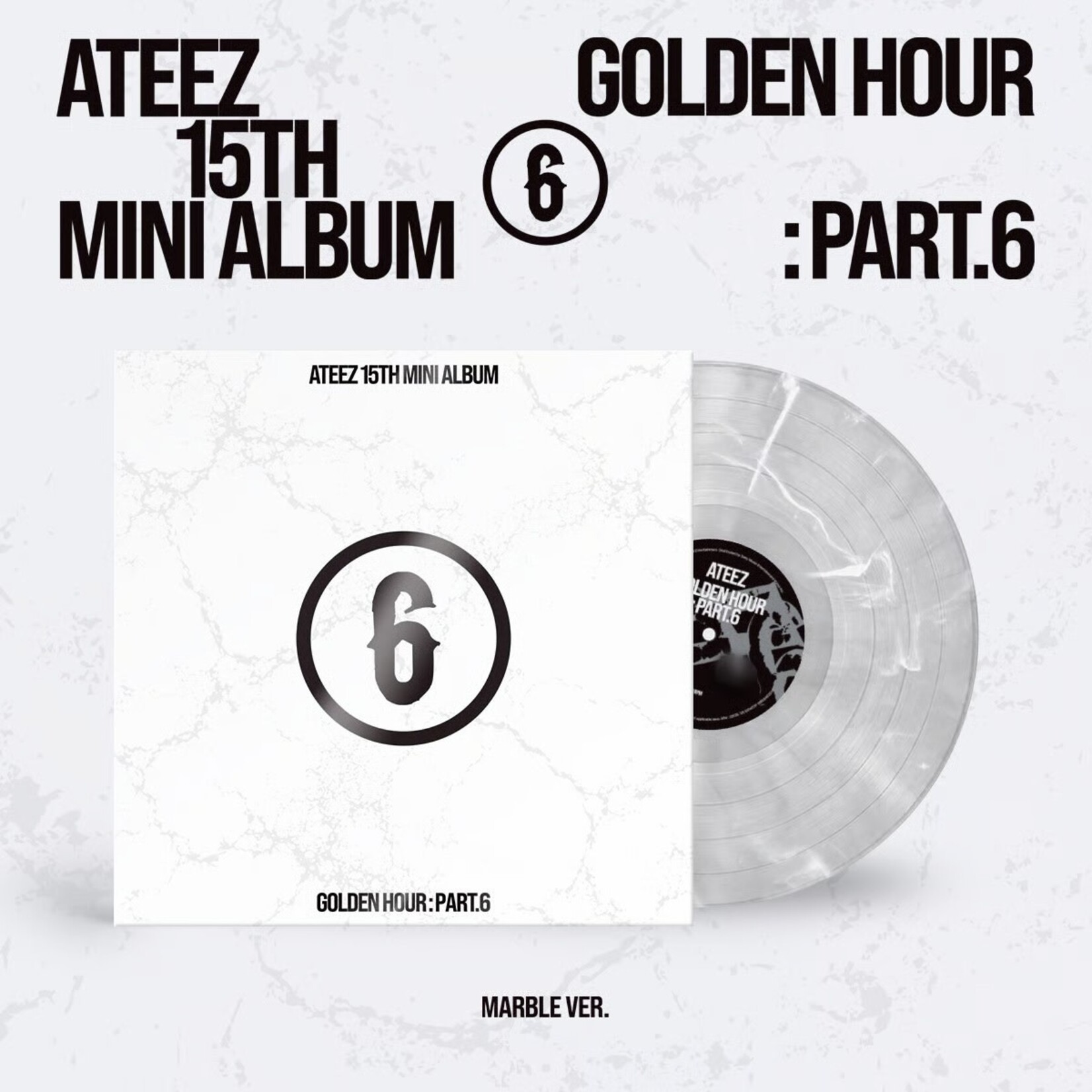 ATEEZ ATEEZ - 15TH MINI ALBUM [GOLDEN HOUR : Part.6] (MARBLE VER.)