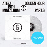 ATEEZ ATEEZ - 15TH MINI ALBUM [GOLDEN HOUR : Part.6] (MARBLE VER.) + 2 Random Photocard (muvve)
