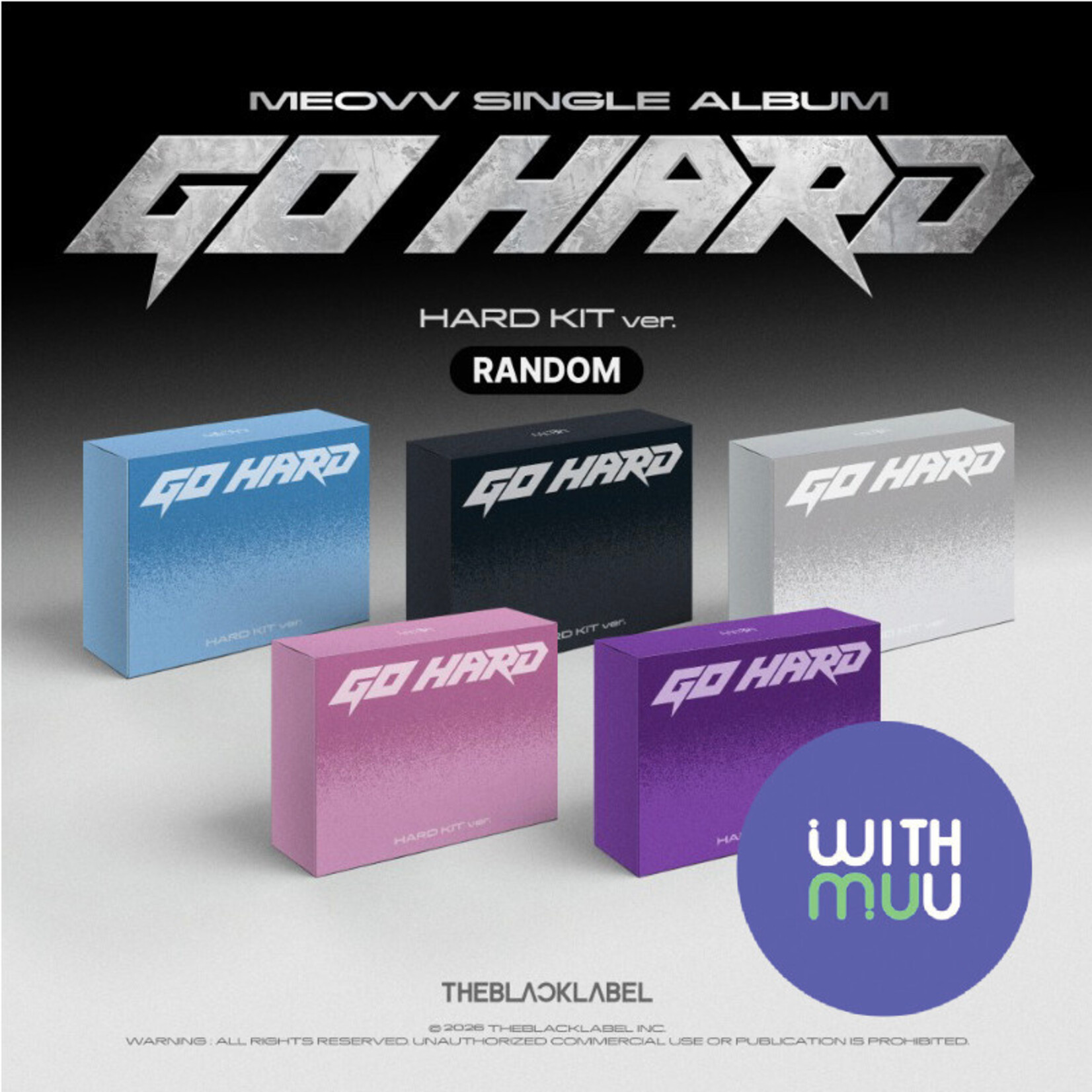 MEOVV MEOVV - The 3rd Single Album [GO HARD] (HARD KIT ver.) + Random Photocard (WM)