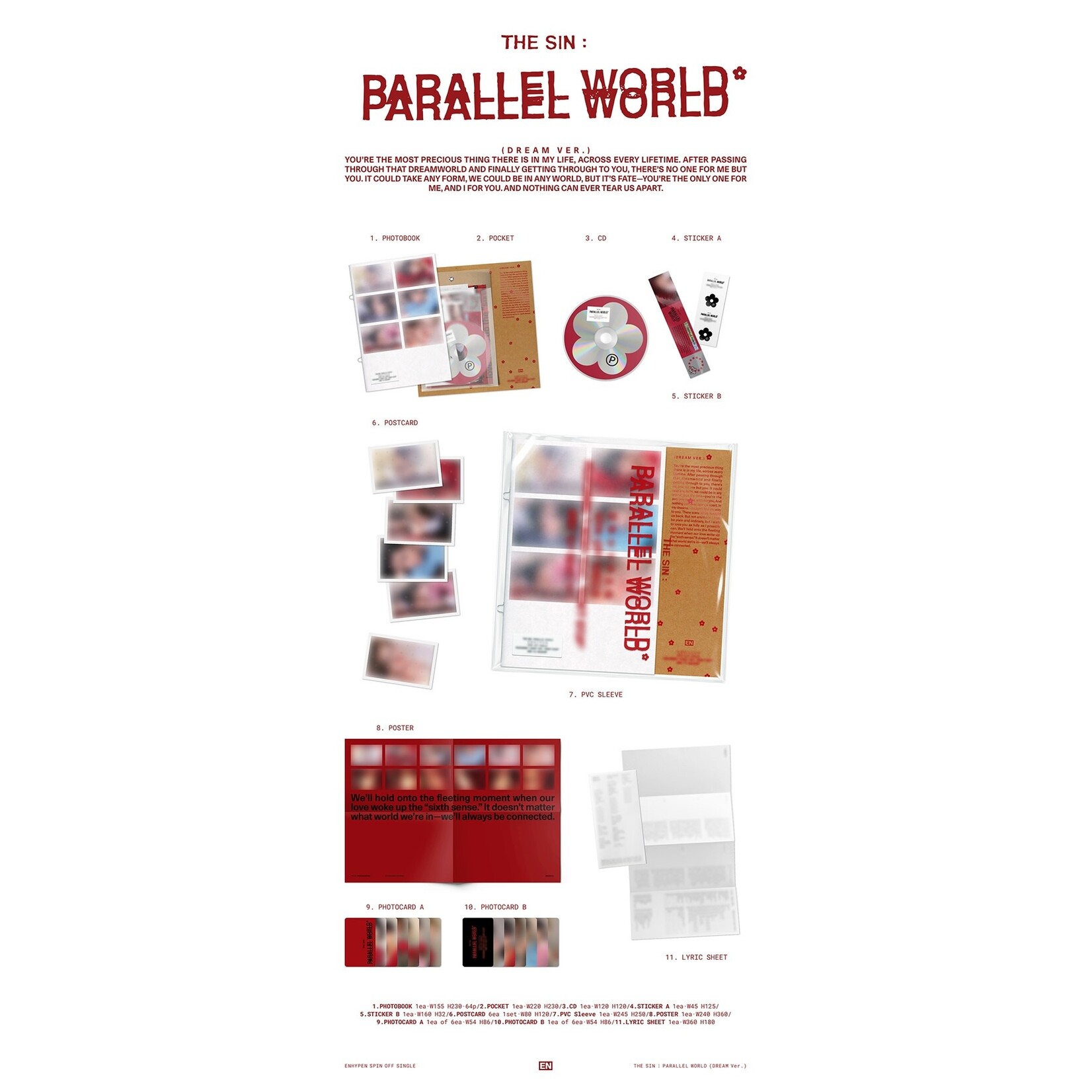 Enhypen ENHYPEN - [THE SIN : PARALLEL WORLD] (Photobook Ver.)