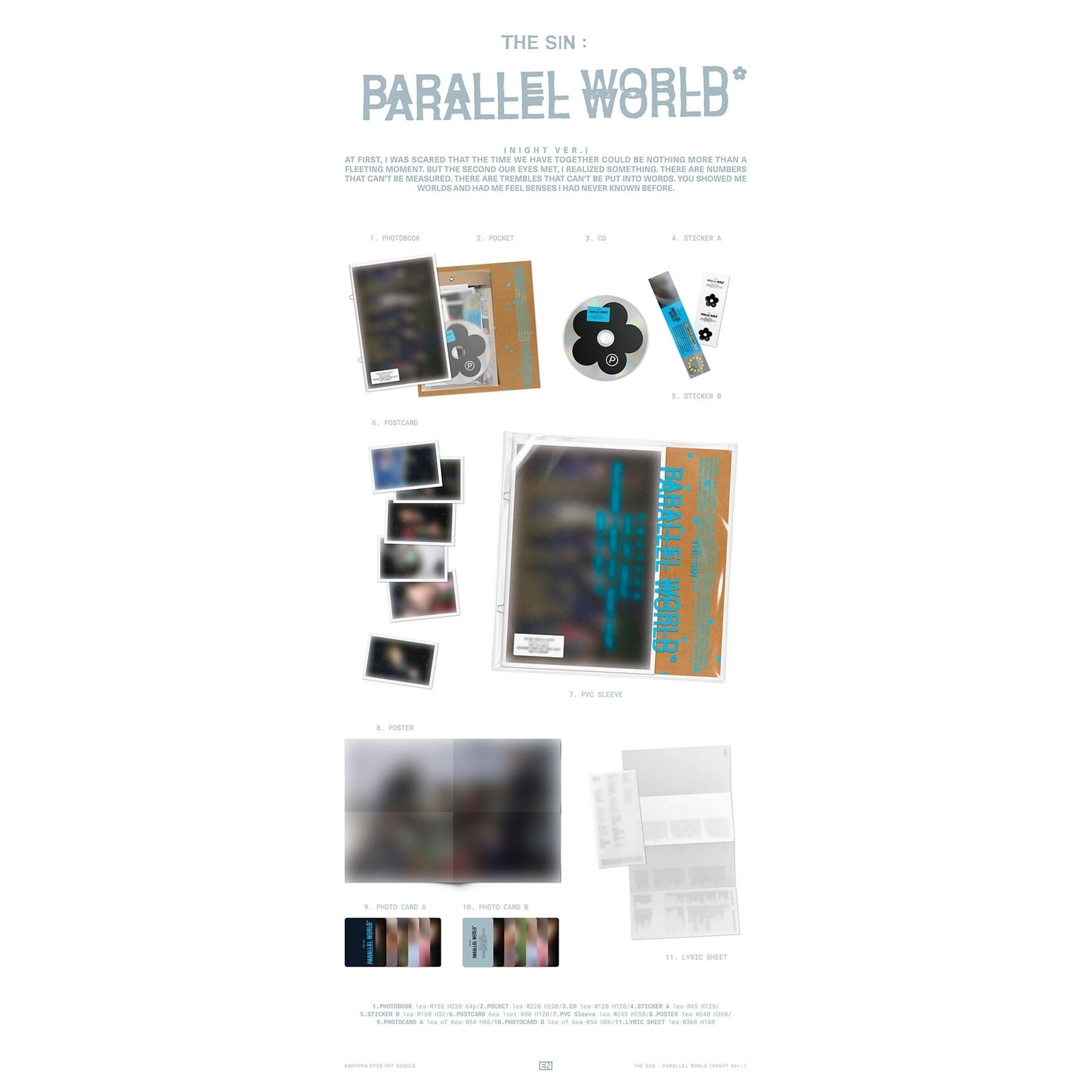 Enhypen ENHYPEN - [THE SIN : PARALLEL WORLD] (Photobook Ver.)