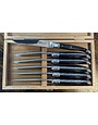 Goyon Chazeau GC Lagioule Prestige Steak knife Set 6 Ebony Handle