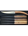 GC Stk Knife Set Plein Manche 6 Assorted Wood