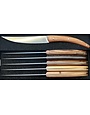 Goyon Chazeau GC Stk Knife Set Plein Manche 6 Assorted Wood