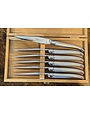 Goyon Chazeau Laguiole Prestige Sandblasted Stainless Steak Set 6 pcs