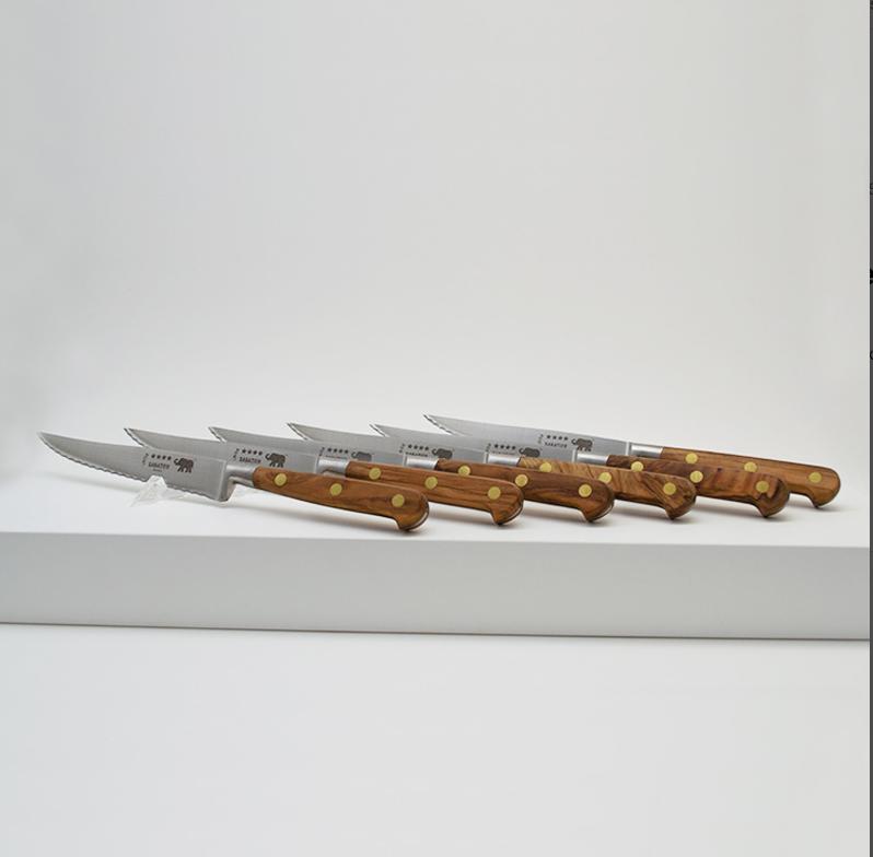 Sabatier ORD: Sabatier Steak Knife Microtooth Olivewood