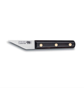 Sabatier Sabatier Leather Cutting Knife Double Bevel Ebony Hndl