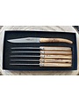 Set of 6 Steak Knives Laguiole Brasserie Juniper