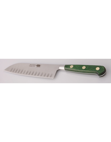 Sabatier Thiers Sabatier Santoku 17 cm Carbon Green Stamina