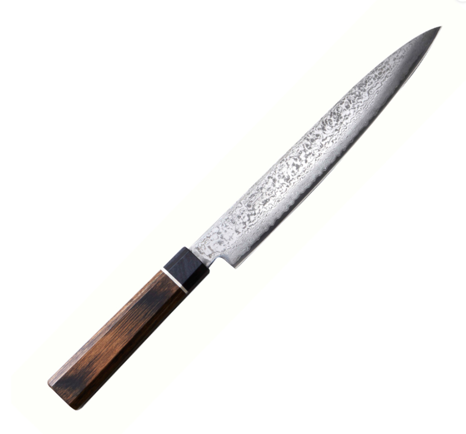 Suncraft Senzo Black Damascus Sashimi 210