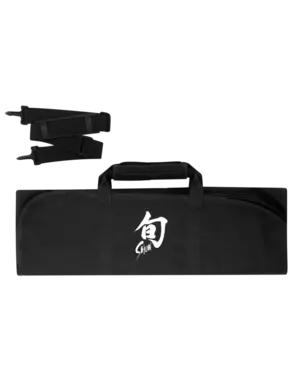 Shun Shun 8–Slot Knife Roll (Black)