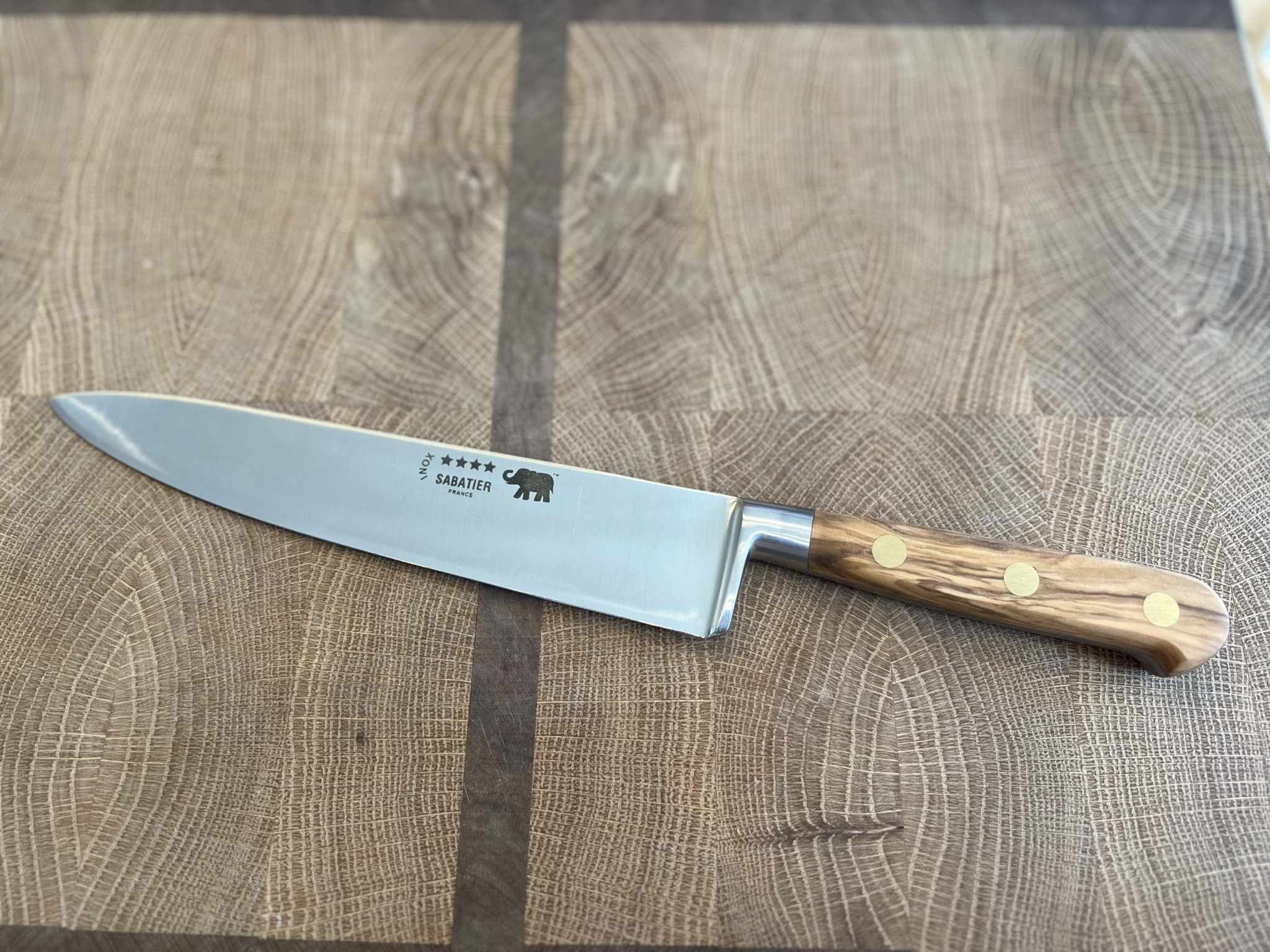 Sabatier Olivewood Chef Knife 10" Inox Star Chef Store