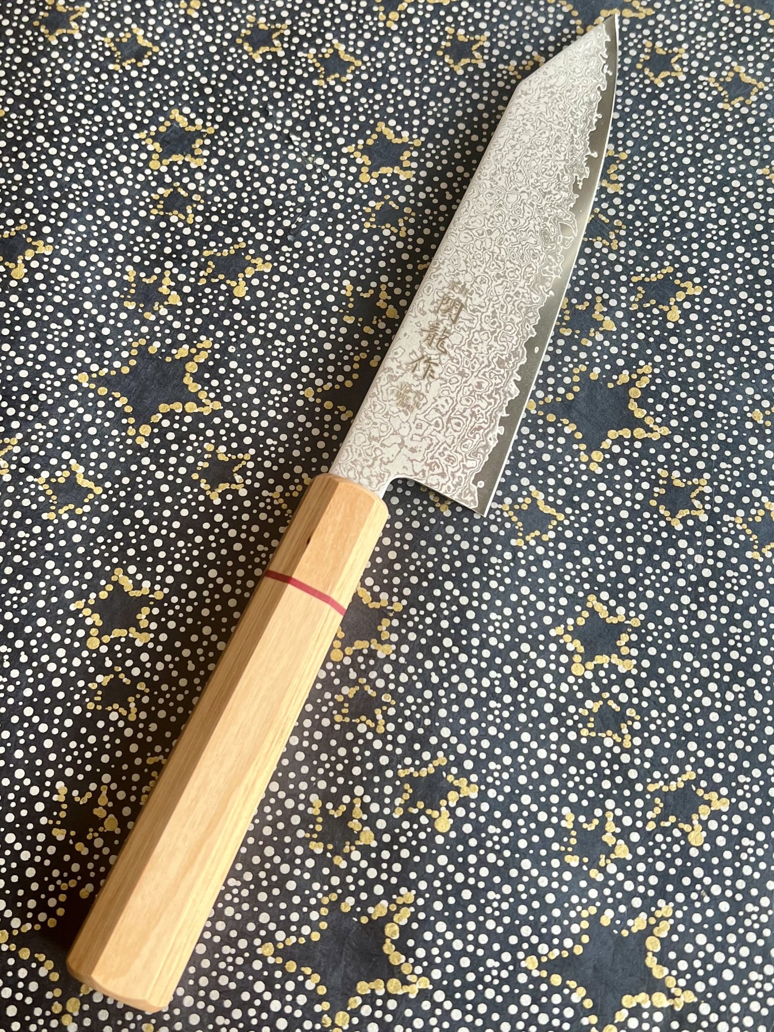 Sekiryu Bunka 180mm Damascus VG10