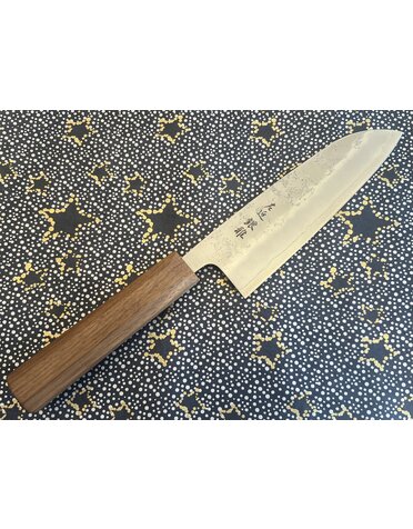 Hokiyama Cutlery Sakon Ginga Nashiji Santoku 165