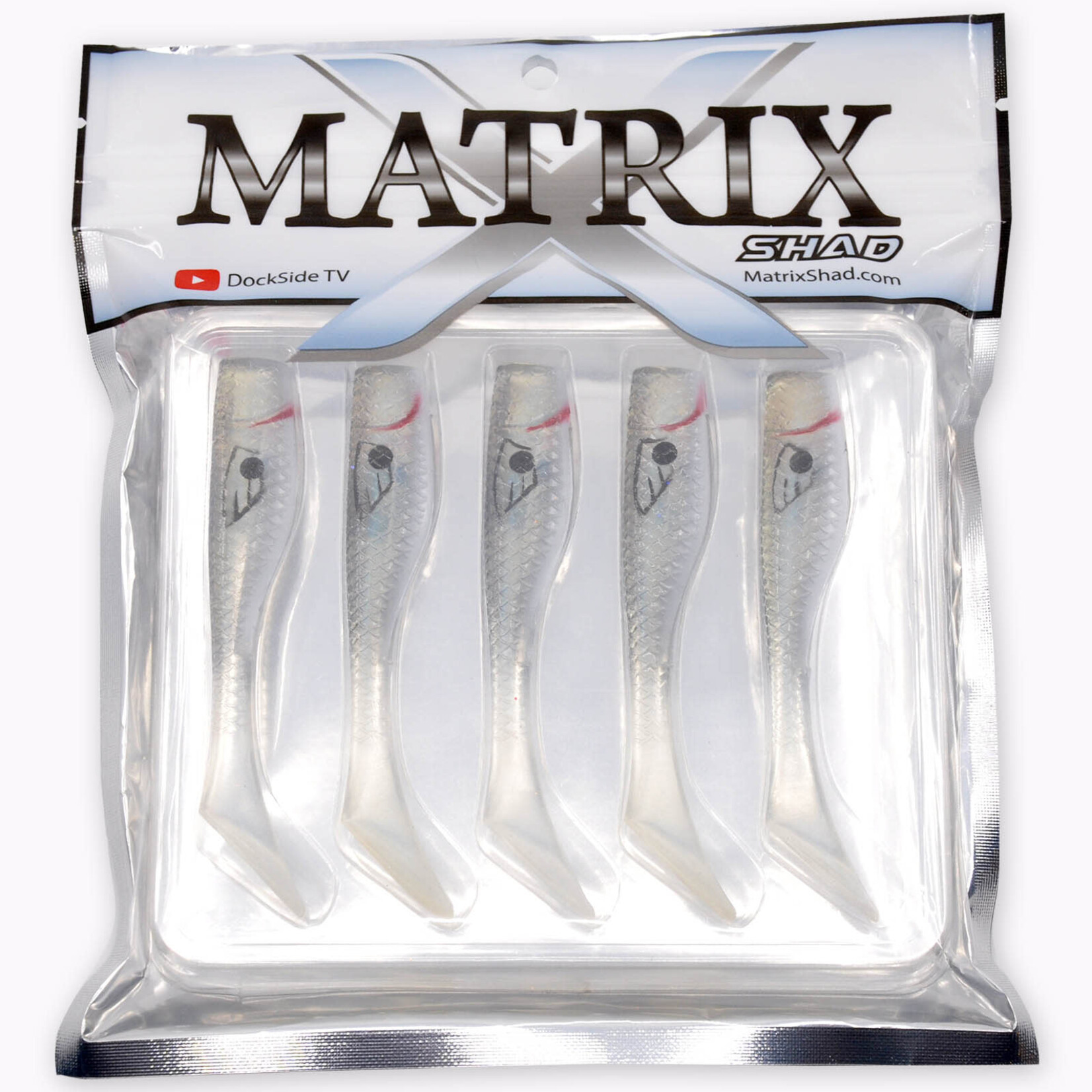 Matrix Matrix X Shad Smokin Shad Soft Plastic Swim Bait 5 Pk