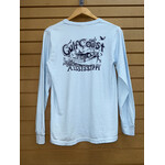 Comfort Colors Stig Shrimp Boat Long Sleeve, Chambray