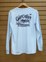 Comfort Colors Stig Shrimp Boat Long Sleeve, Chambray