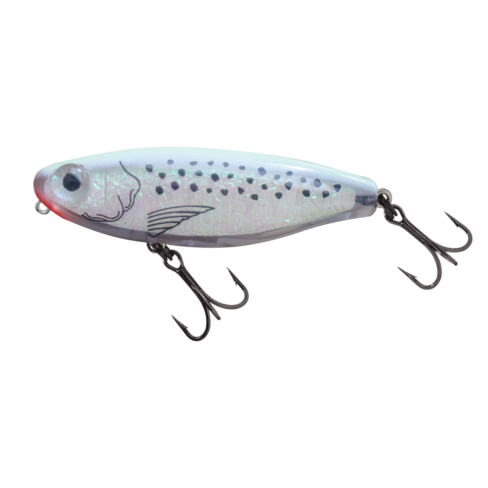 Mirrolure Mirrolure Duke Dog Surface Walker 3 1/2, 3/4oz Ghost Glow