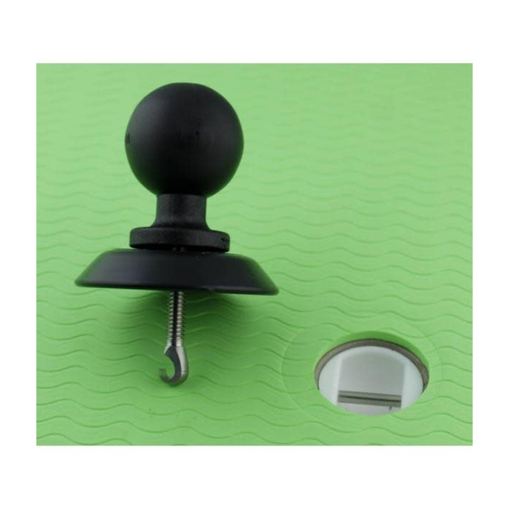 YakAttack YakAttack Leash Plug Adapter 1.5" Ram Ball For SUP