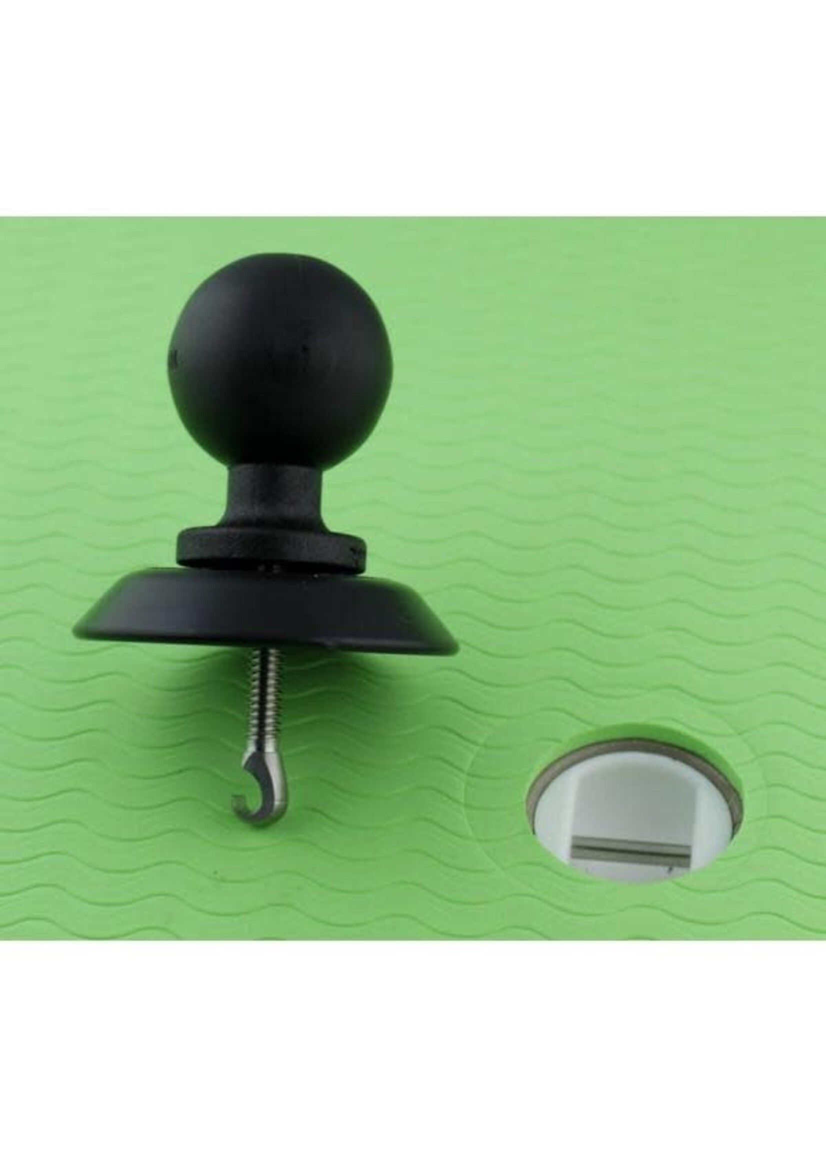 YakAttack YakAttack Leash Plug Adapter 1.5" Ram Ball For SUP