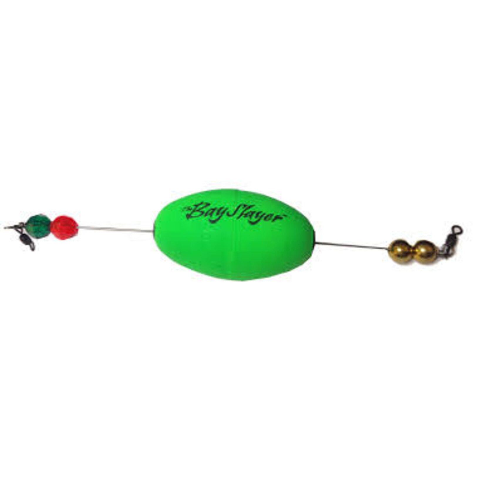 Comal Floats Weighted Oval Bay Slayer Green