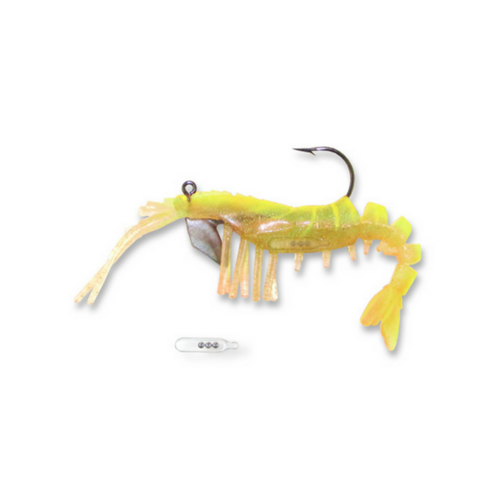 Vudu Vudu Shrimp 3.5in Rattler Chartreuse