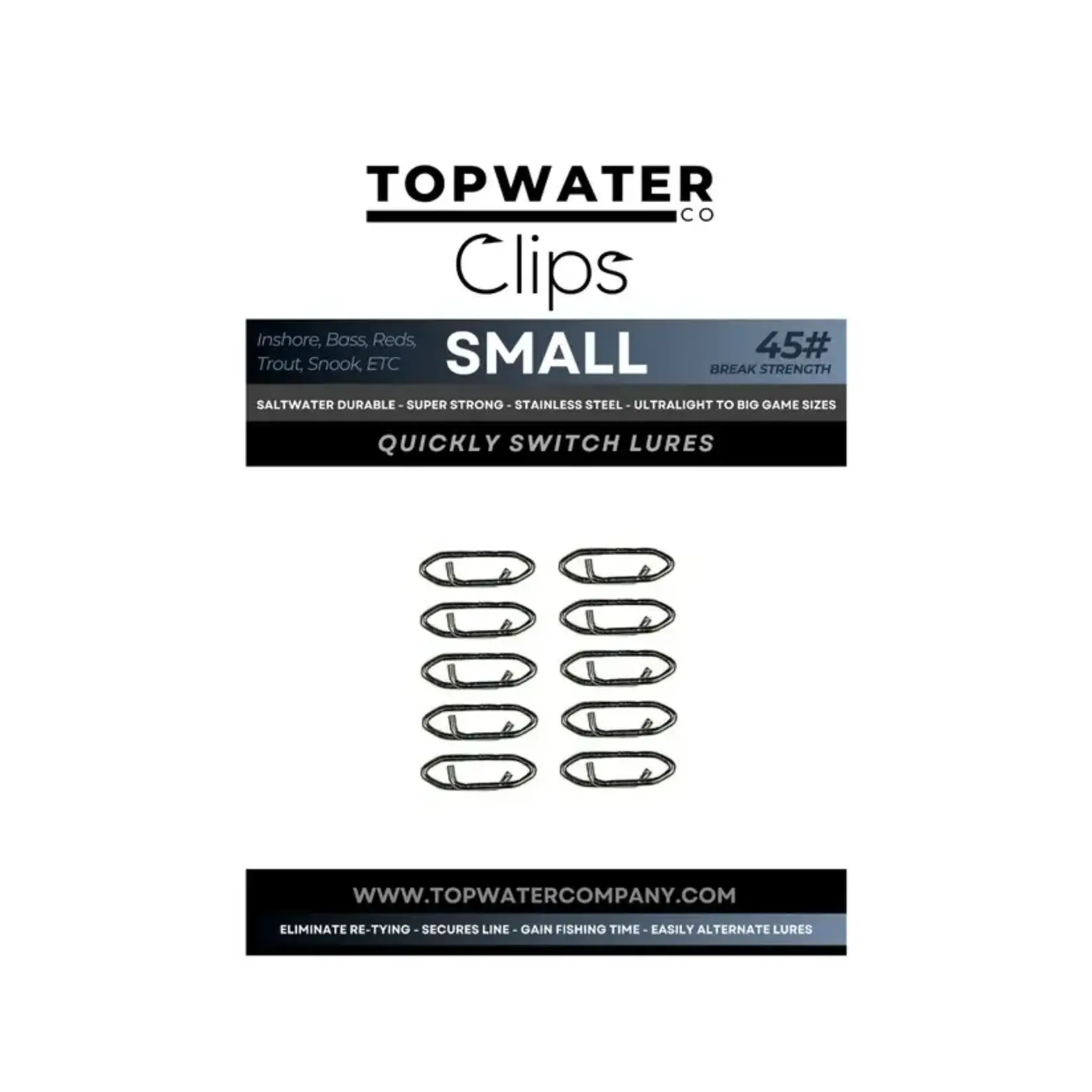 Topwater Topwater Co Speed Clips 10 pk